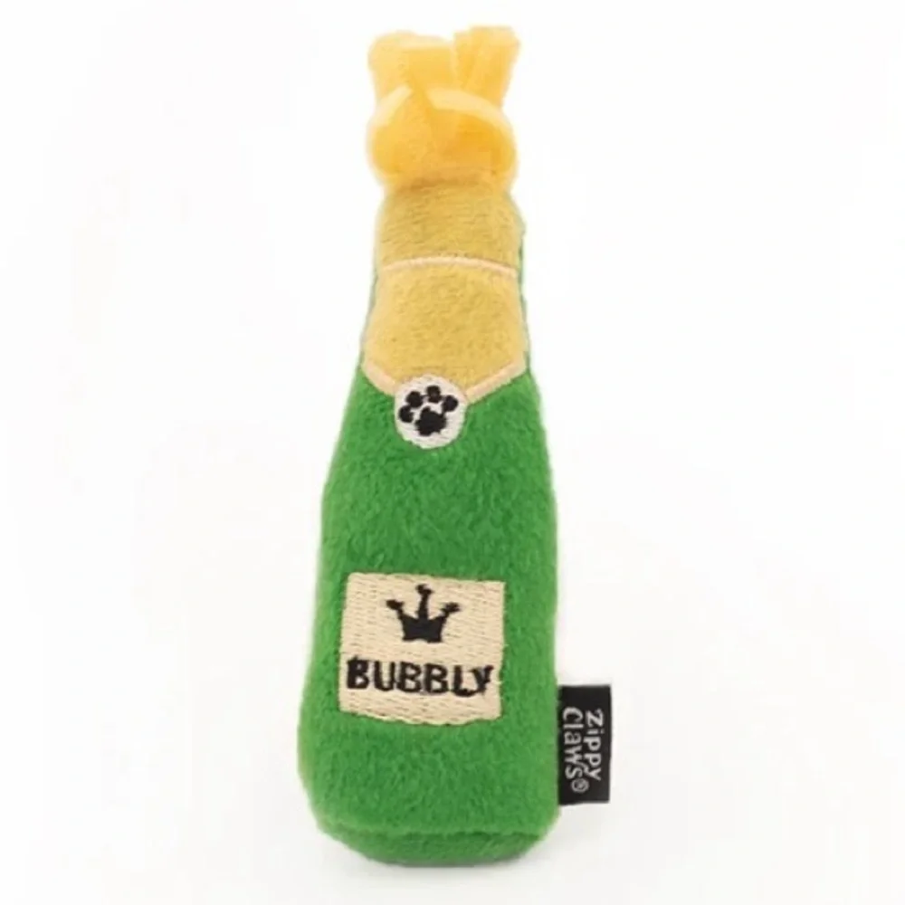 Bubbly Champagne Catnip Filled Cat Toy